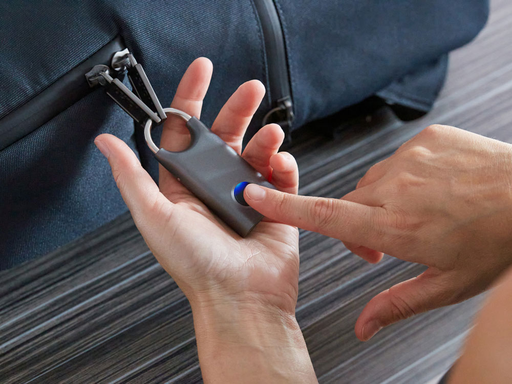 Замок с сенсором Noma Lock, темно-серый-5