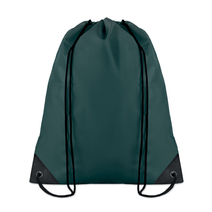 190T Polyester drawstring bag, тёмно-зелёный-0