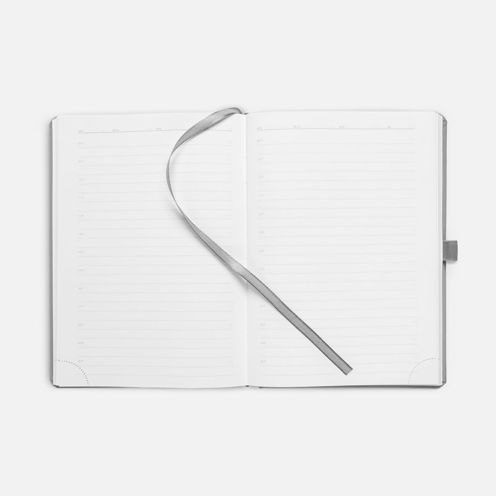 Ежедневник Favor, недатированный, серый-4