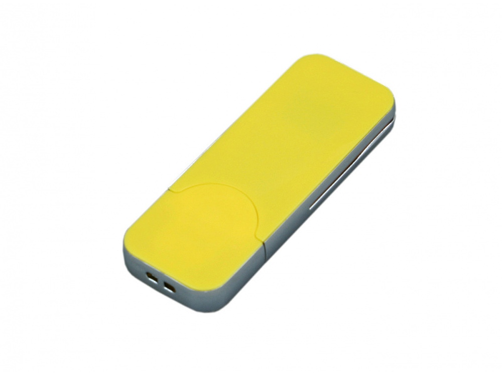 USB-флешка на 32 Гб в стиле I-phone, прямоугольнй формы, желтый-0