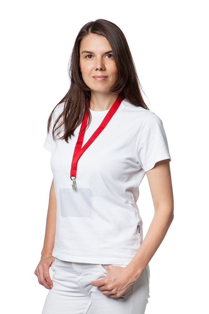 Лента для бейджа Neckband, синяя-2