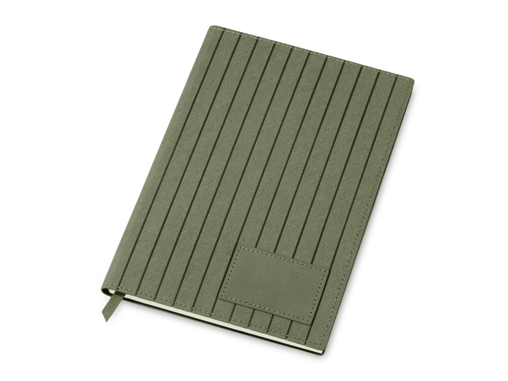 Блокнот А5 Bradbury, гибкая обложка, 80 листов 80 гр/м2 FSC бумага, оливковый-0