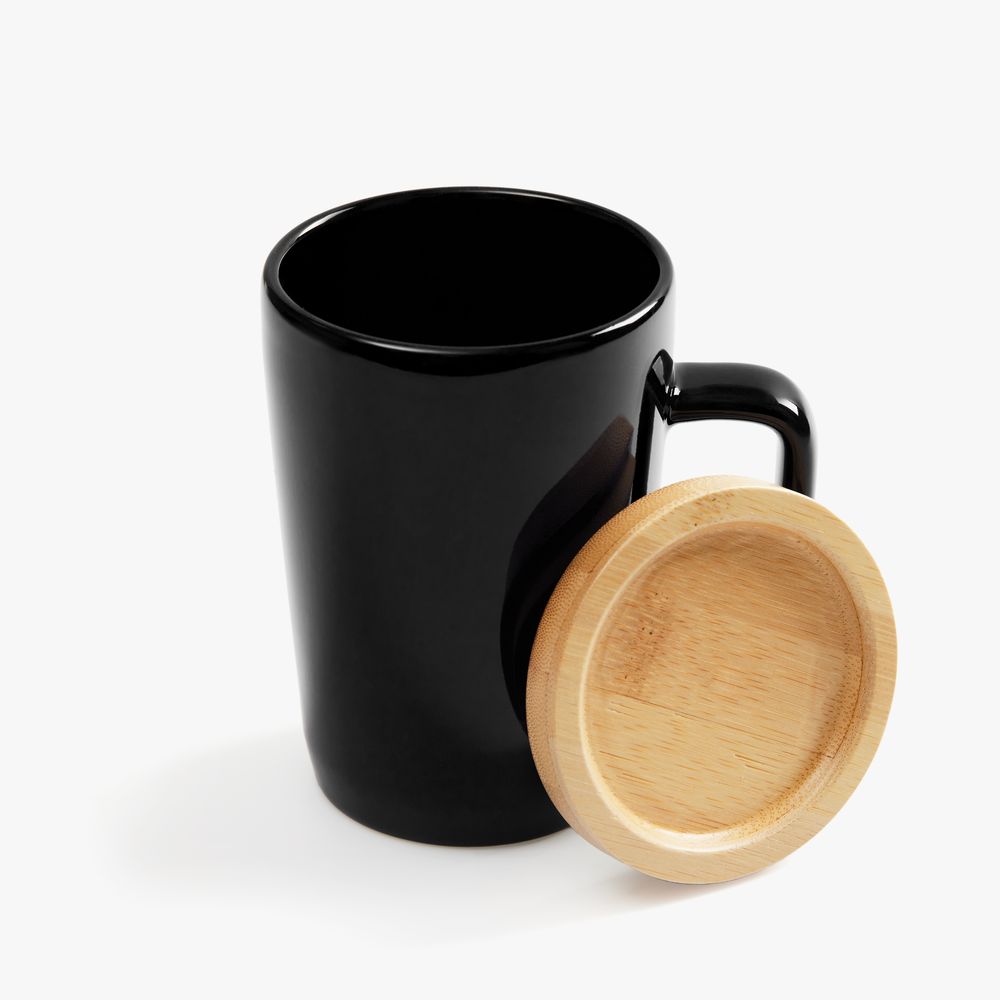 Кружка Vierra с крышкой-костером, черная-1