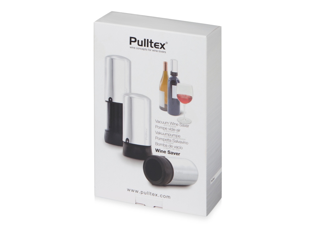 Вакуумная пробка для вина Vacuum, серебристый-4