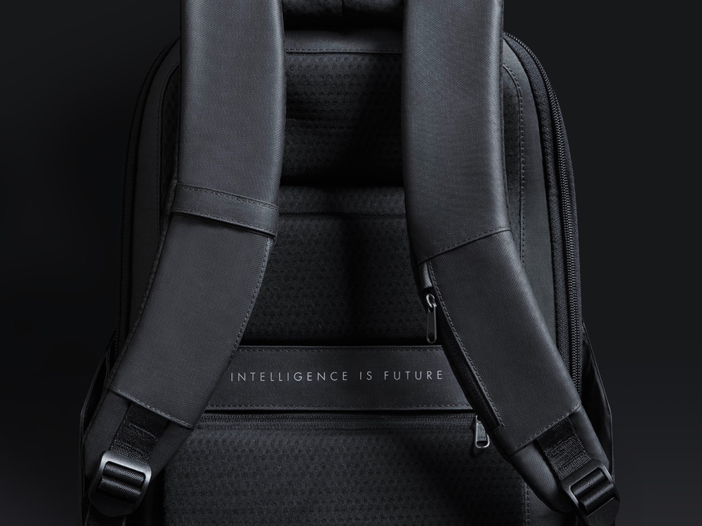 Водостойкий антикражный рюкзак Hipack для ноутбука 15.6, черный-5