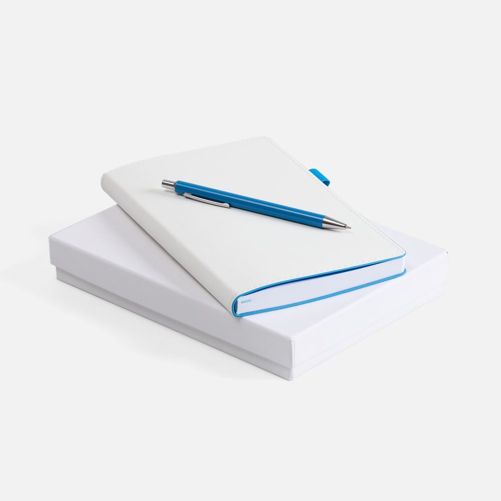 Набор White Shall, бело-голубой-0