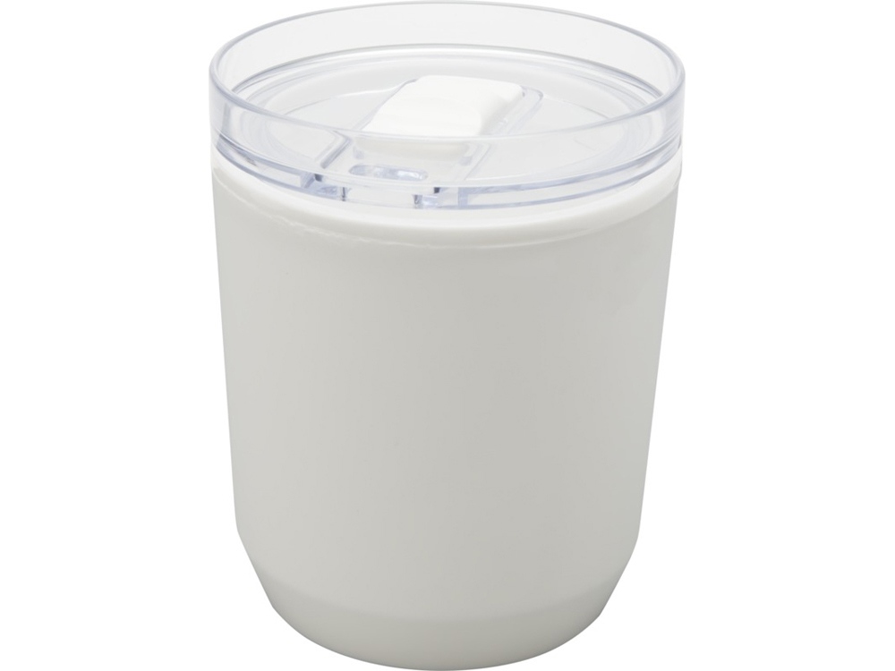 Hudson кружка из переработанного пластика с двойными стенками объемом 180 мл, белый-4