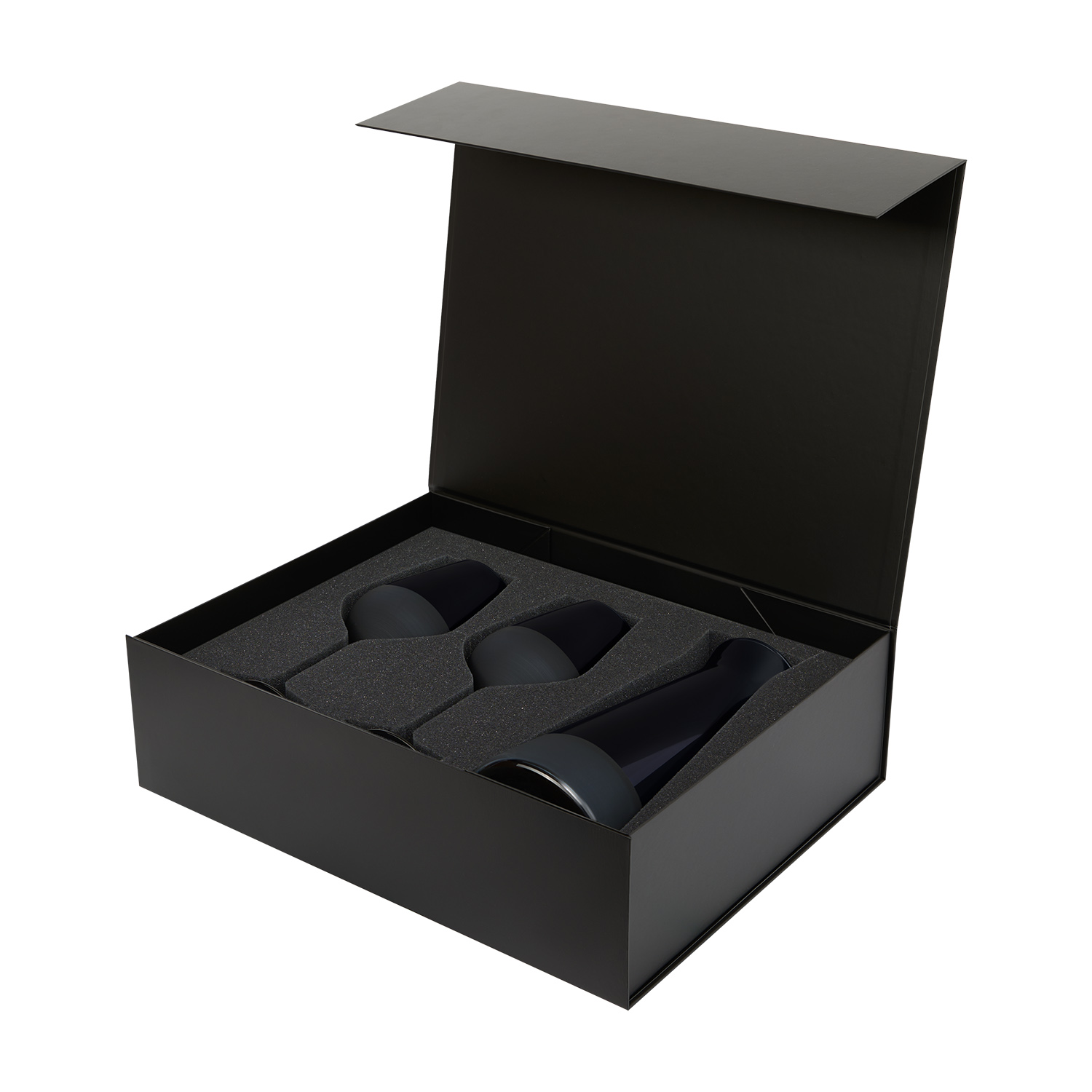 Подарочный набор декантер + 2 бокала для вина Sapphire в черной коробке-2