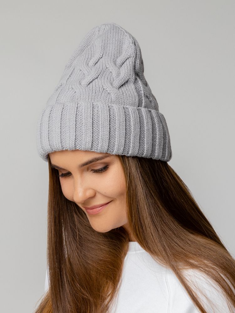 Шапка Loren, серая-2