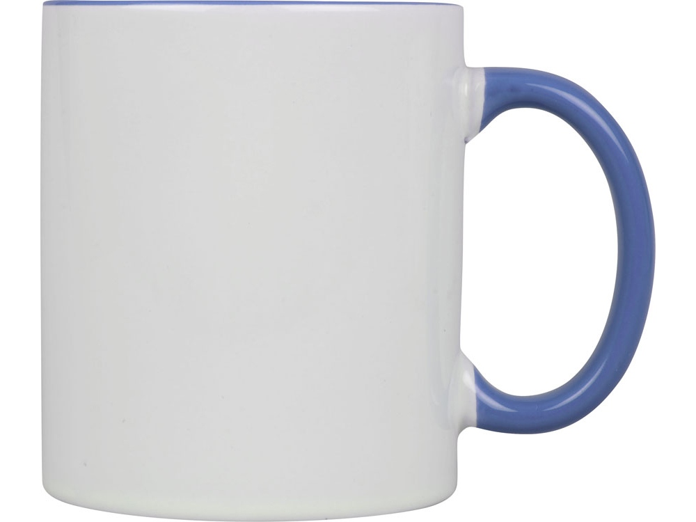 Кружка для сублимации Sublime Color, белый/светло-синий-1