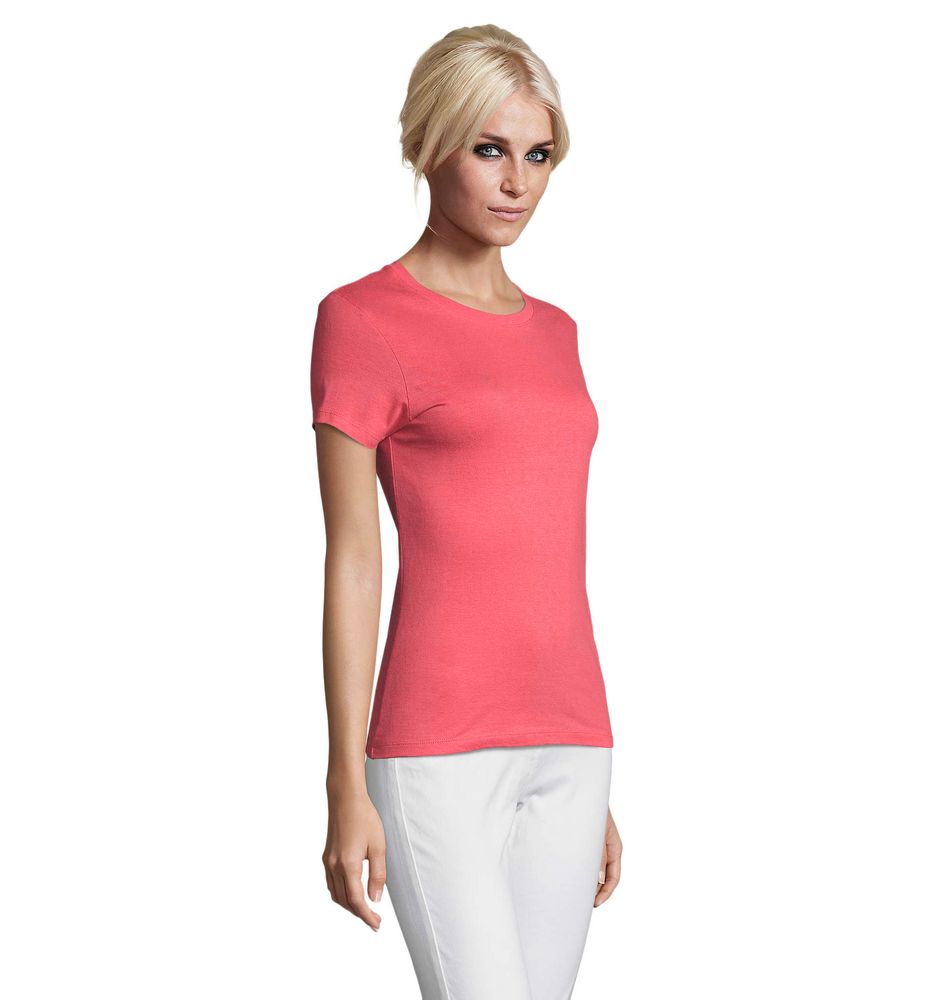 Футболка женская Regent Women, розовая (коралловая)-5