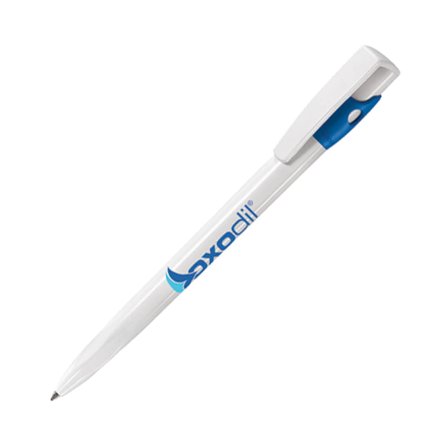 Ручка шариковая KIKI, белый, синий-1