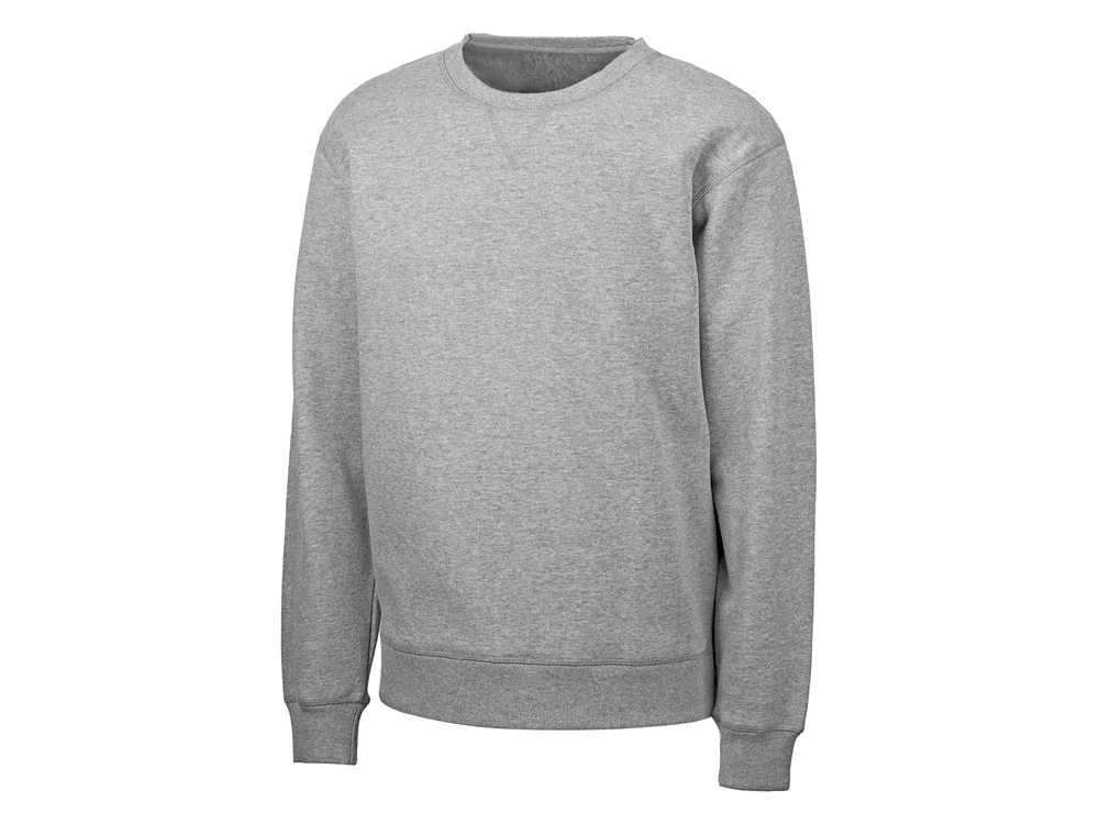 Свитшот оверсайз Lisbon унисекс, серый меланж-10