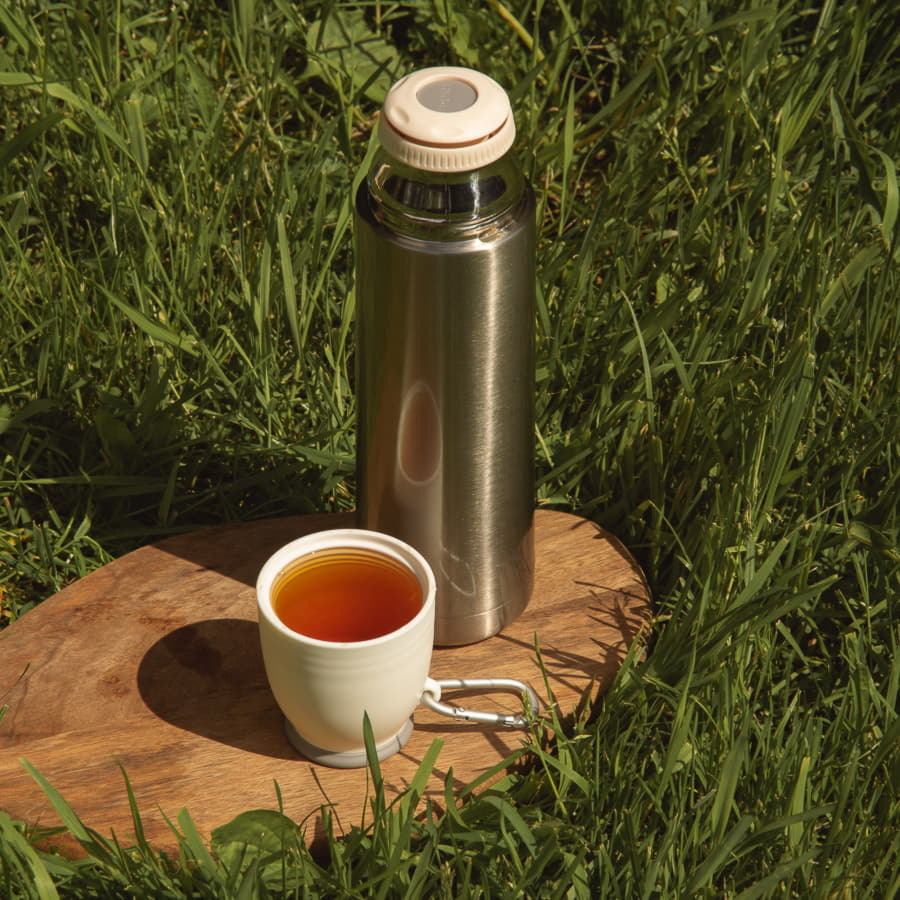 Термос вакуумный ESCAPE, серебристый-2