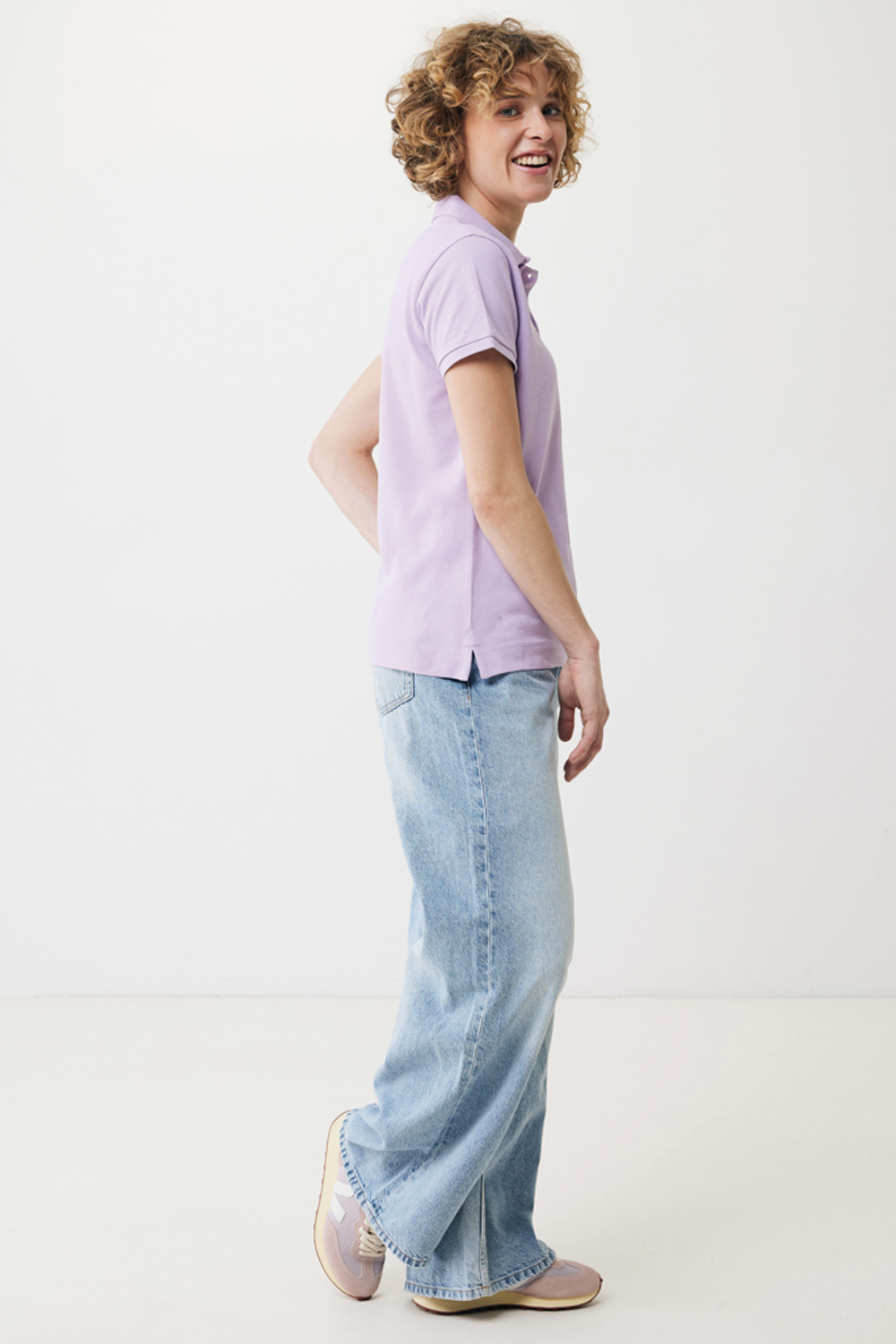 Женская рубашка поло Iqoniq Yosemite из переработанного хлопка-пике, унисекс, 220 г/м²-6