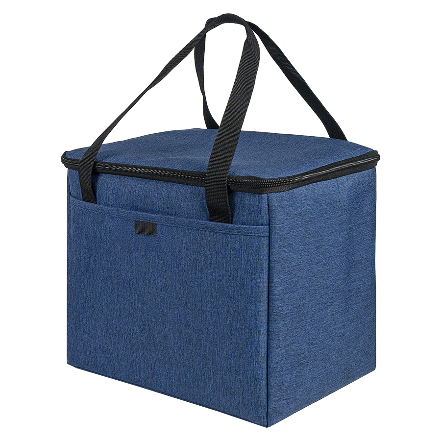 Термосумка "KEEP", 27 x 24. x 20 см, полиэстер 300D, PEVA, синий меланж, синий-1