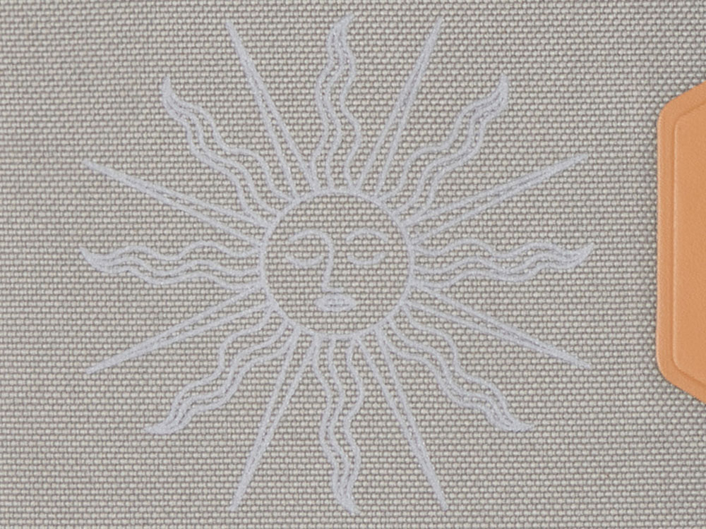 Блокнот А5 из RPET Harvey, 80 листов FSC бумага, серый с термотрансфером-1