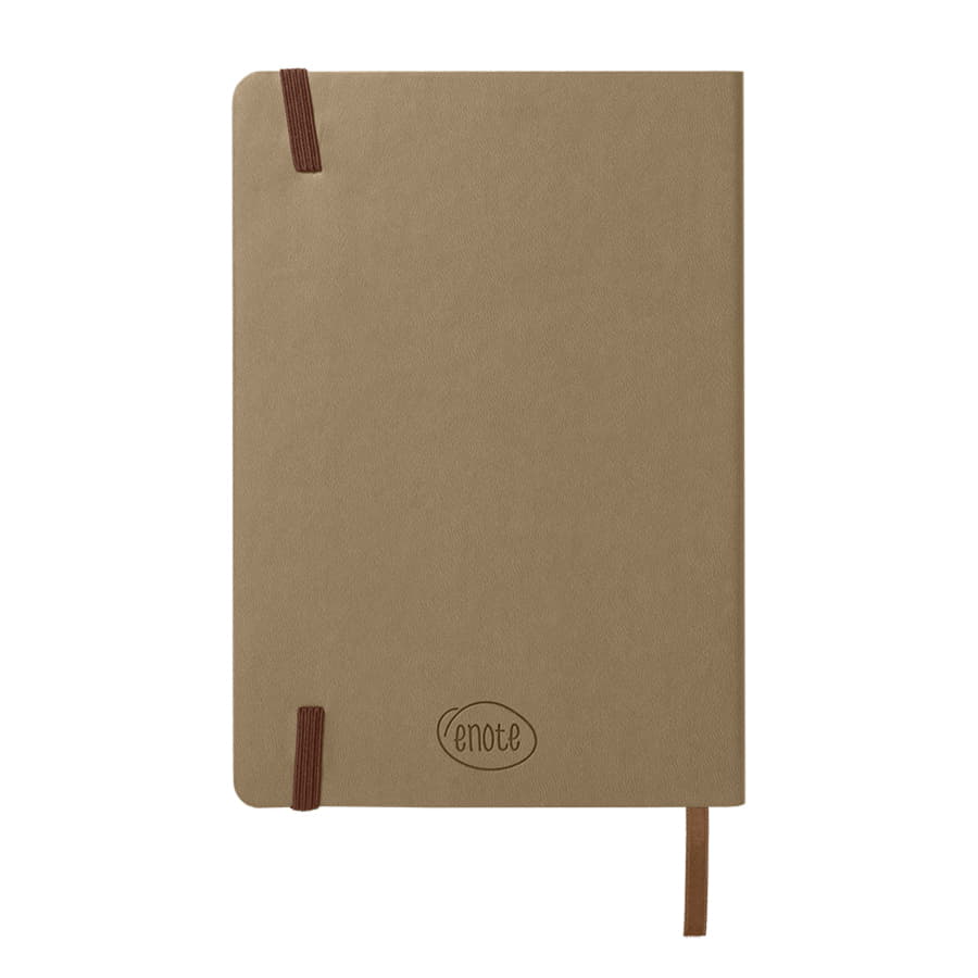 Ежедневник недатированный Shady, А5,  светло-коричневый, кремовый блок в линейку, коричневый обрез, светло-коричневый-4