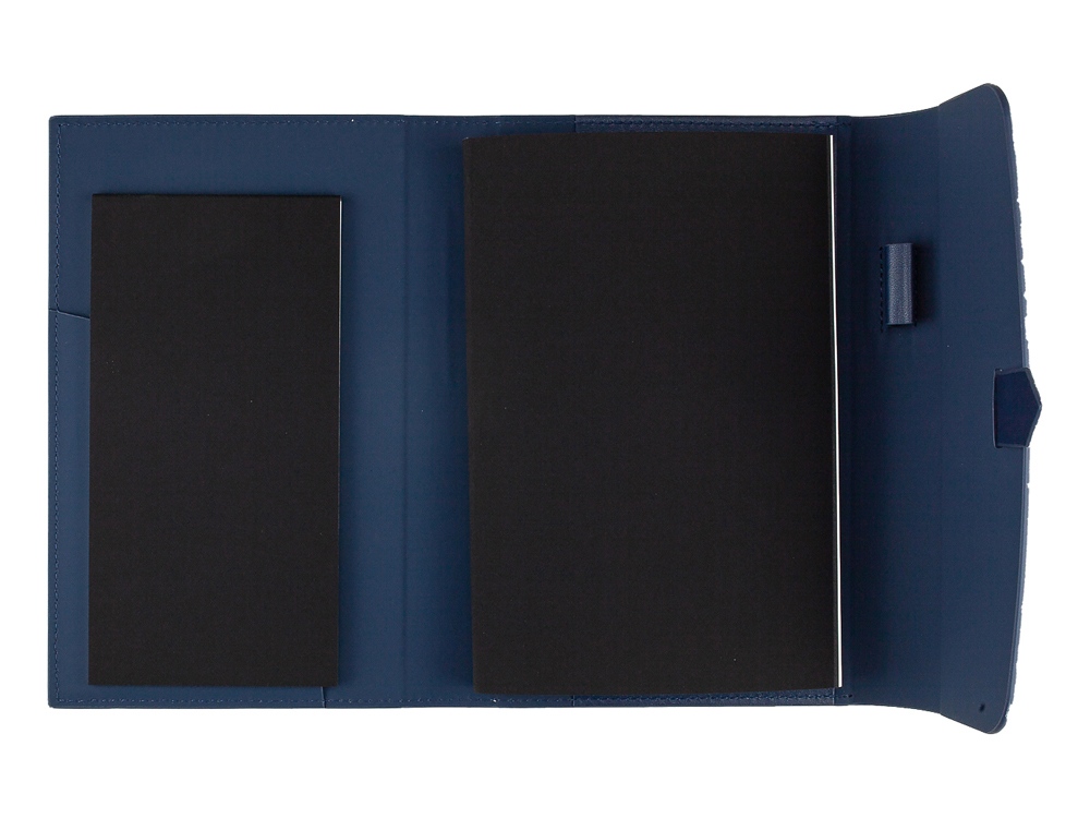 Ежедневник недатированный А5 Senate с магнитным клапаном, синий-2