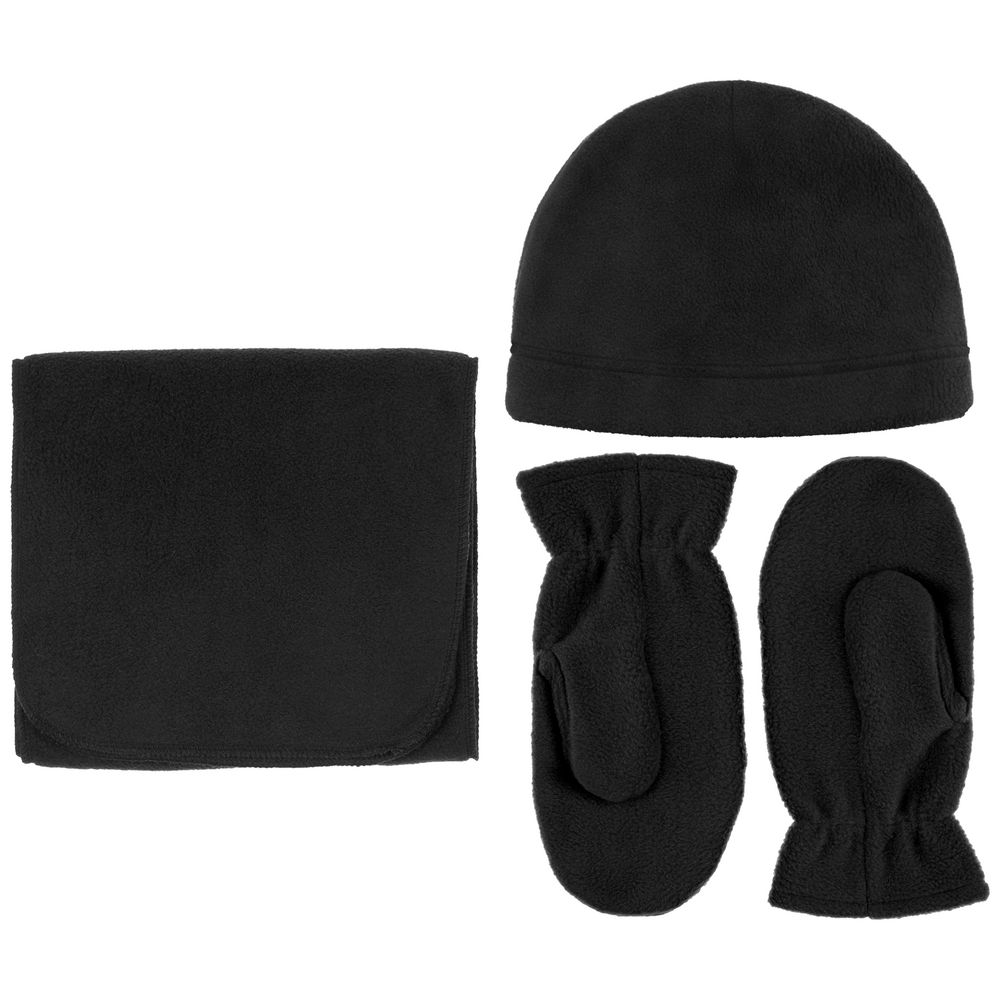 Шапка Fleecy, черная-4