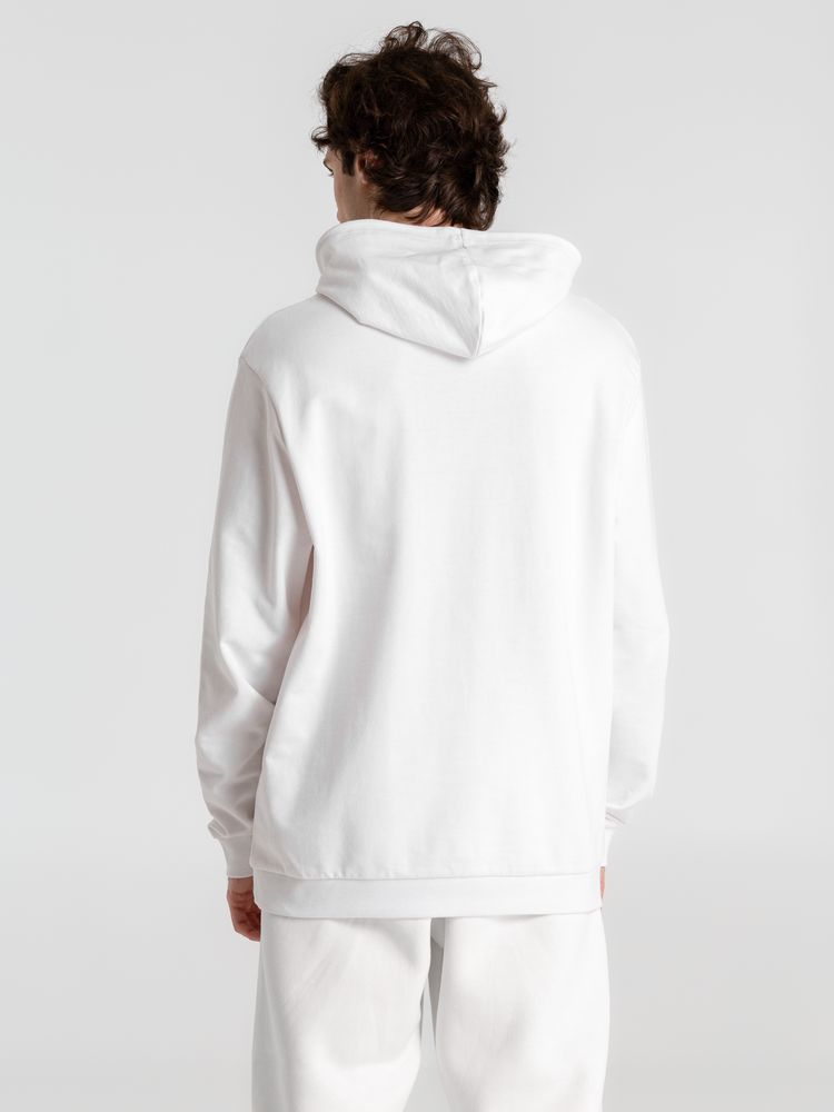 Толстовка с капюшоном унисекс Hoodie, белая-6