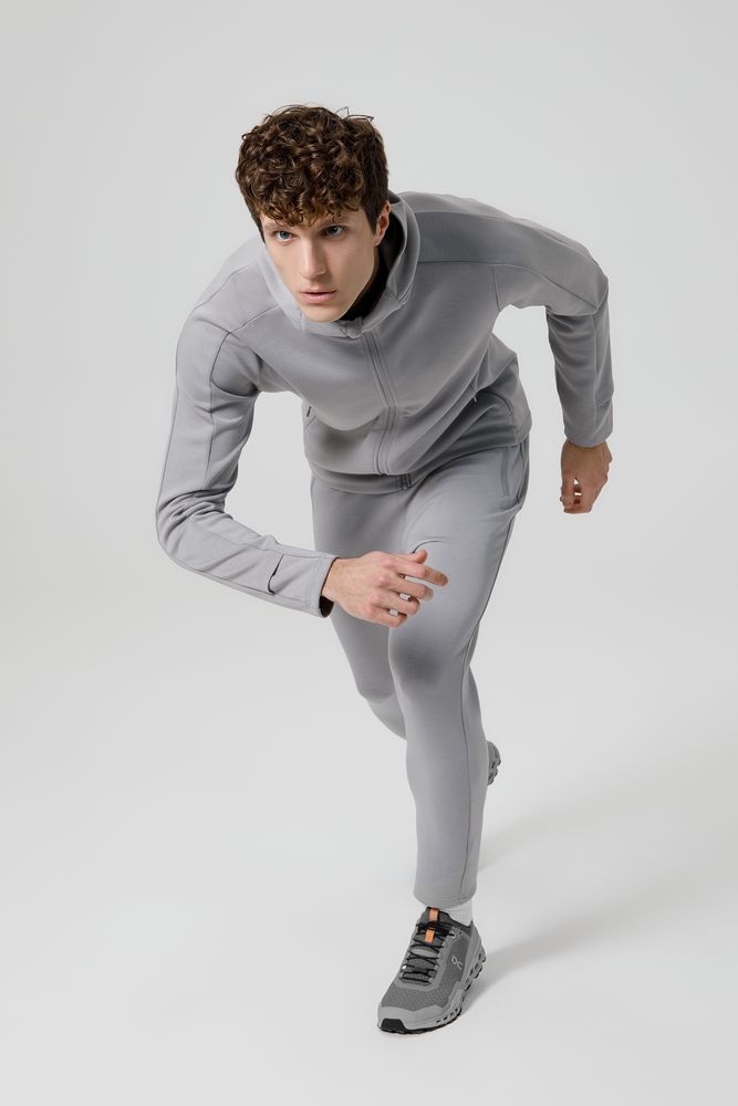 Куртка с капюшоном унисекс Begi, серая-5