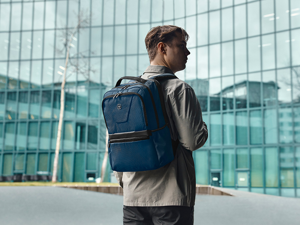 Рюкзак WENGER XE Resist 16, синий, переработанный ПЭТ/Полиэстер, 30х20х44 см, 23 л.-7