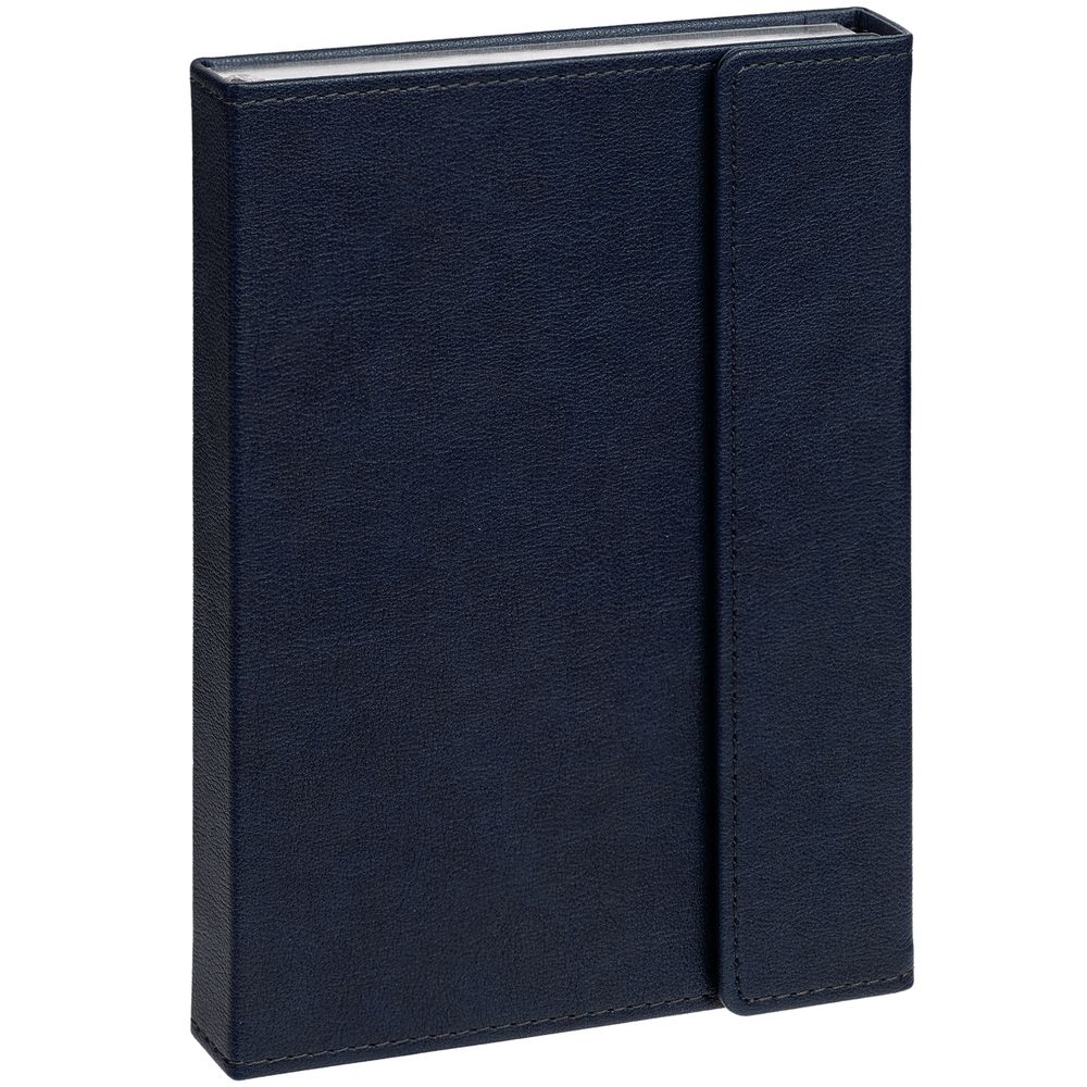 Ежедневник Flap на заказ, недатированный, синий-1