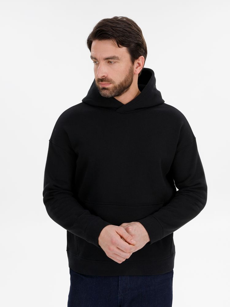 Худи оверсайз унисекс Snuggie, черное-1