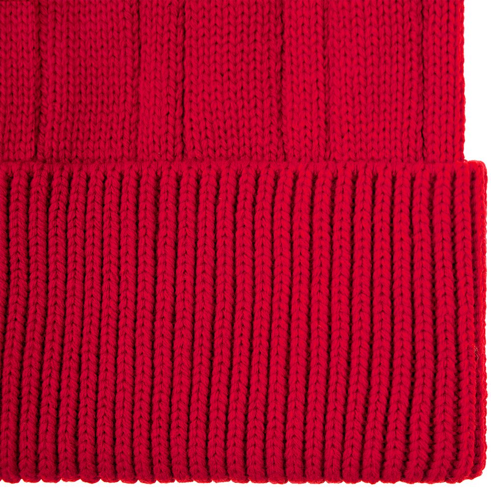 Шапка Knit Beat, красная-1