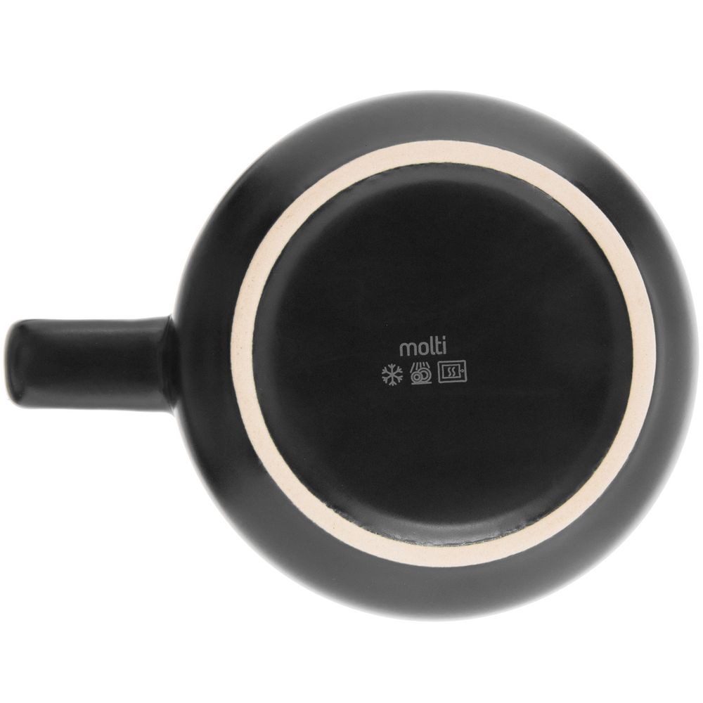 Чашка Jumbo, ver.2, матовая, черная-1