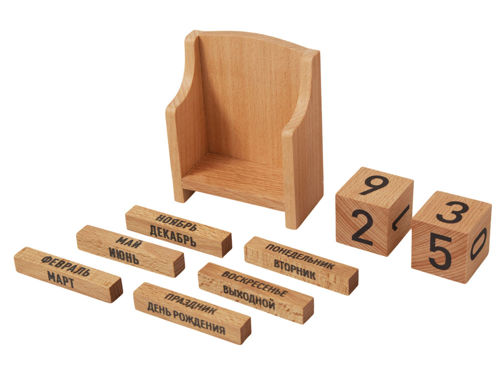 Вечный календарь из бука-2