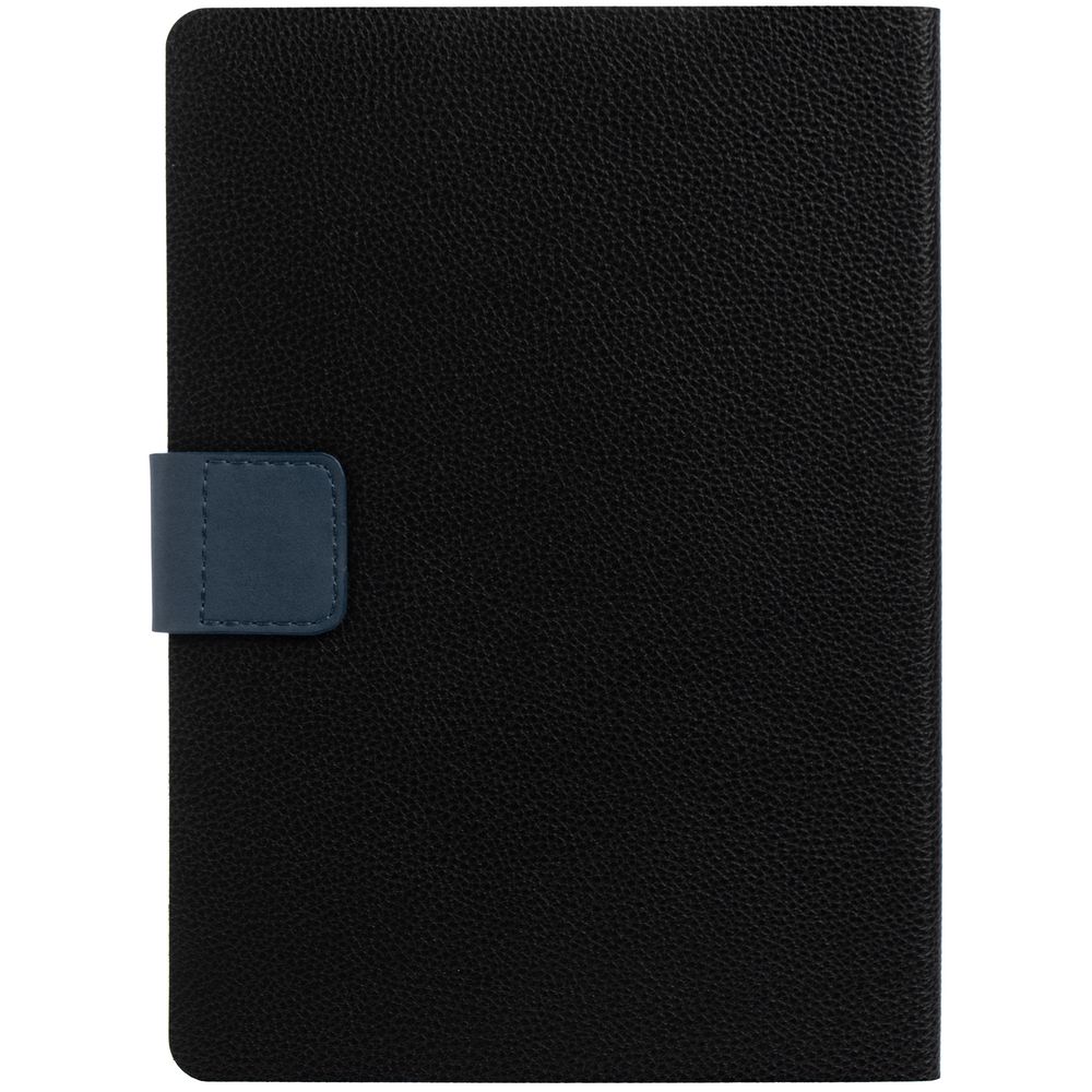 Ежедневник Boom, недатированный, черный с синим-2