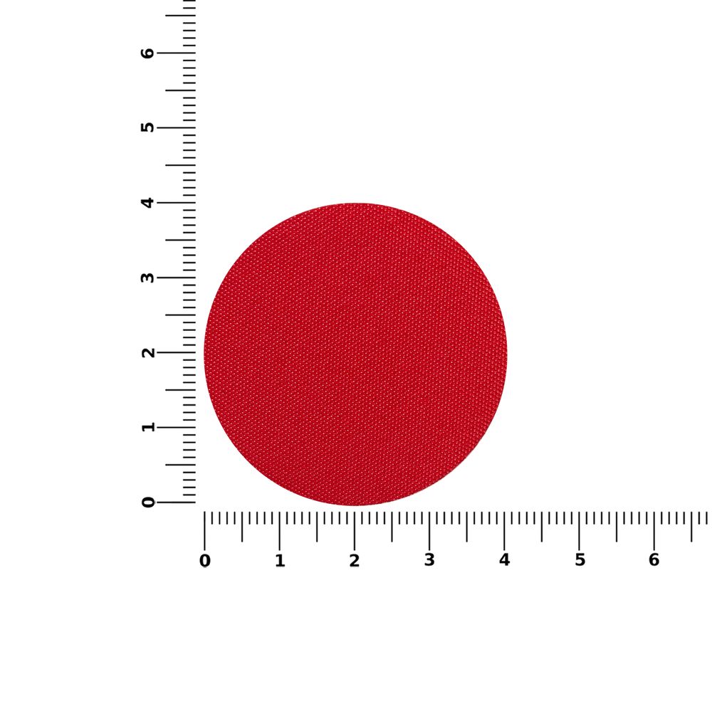 Наклейка тканевая Lunga Round, M, красная-1