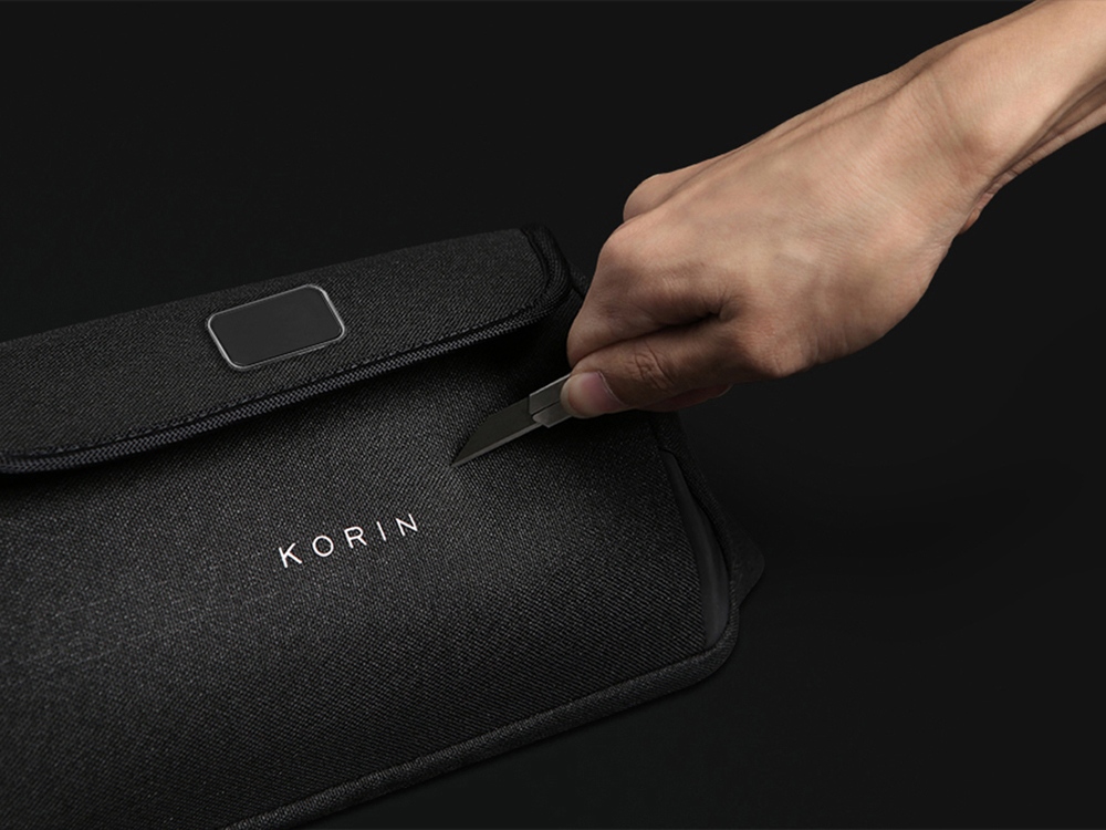 Антикражная сумка на пояс Clickpack, черный-11