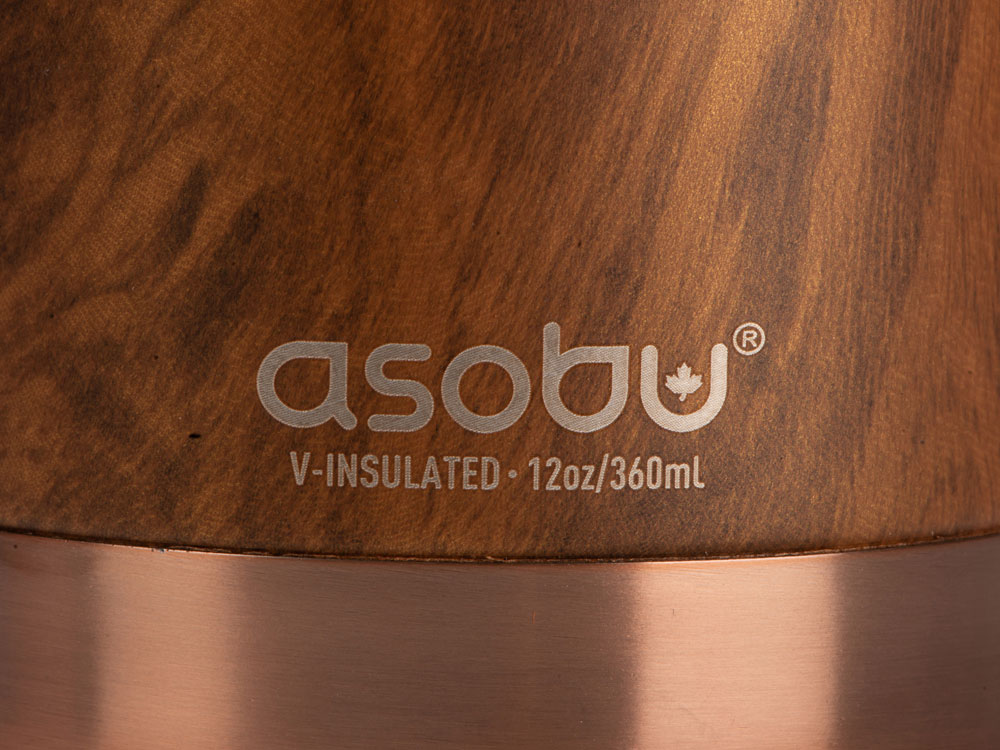 Термокружка ULTIMATE, 360 мл, дерево-6