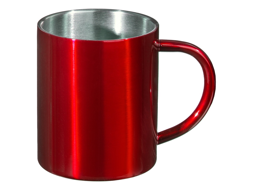 Стальная кружка с двойными стенками Altai, красный-1