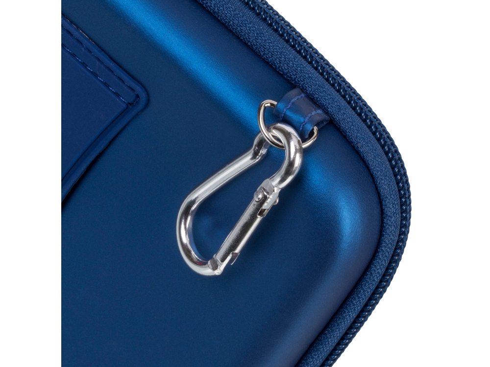 Чехол для жесткого диска из кожзама 9101, светло-синий-4