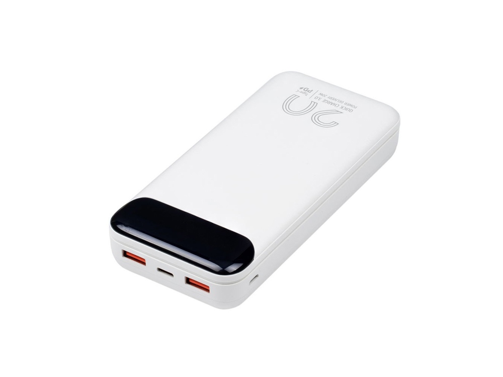 RIVACASE VA2580 (20 000mAh), QC/PD 20W внешний аккумулятор с дисплеем, белый /24-6