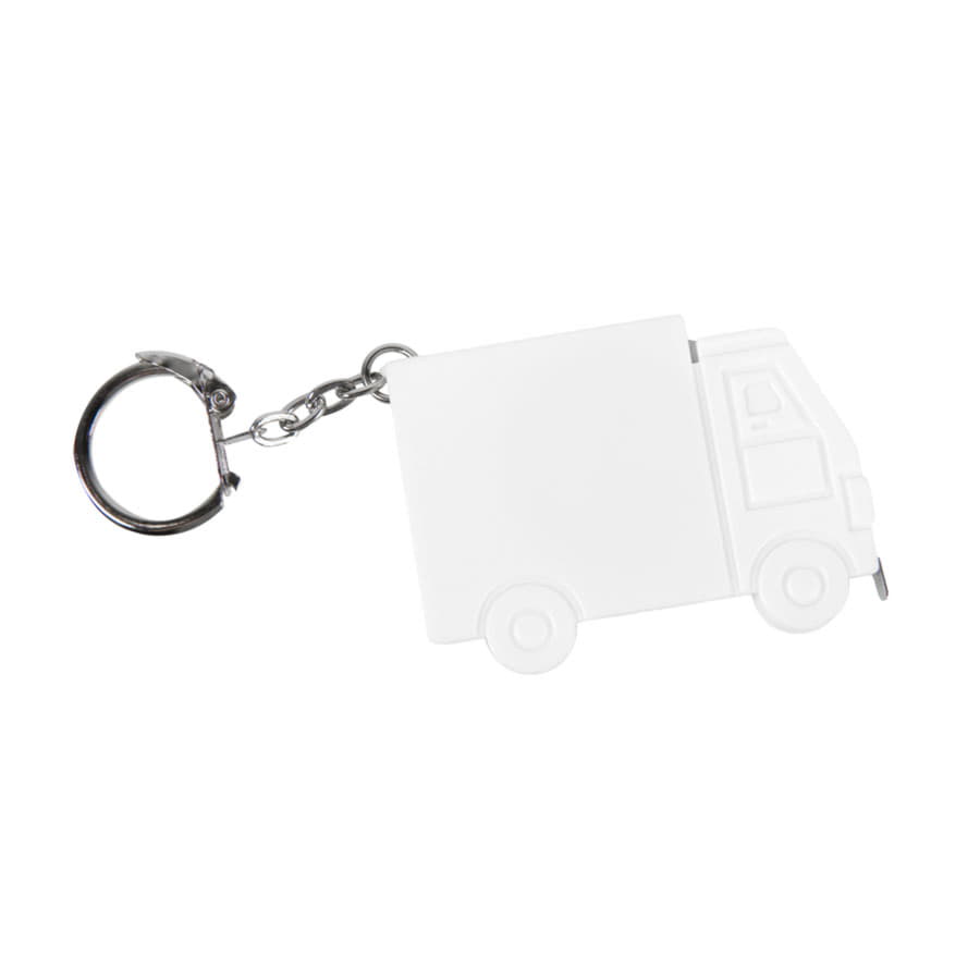 Брелок-рулетка  "Грузовик" (1 м), белый-2