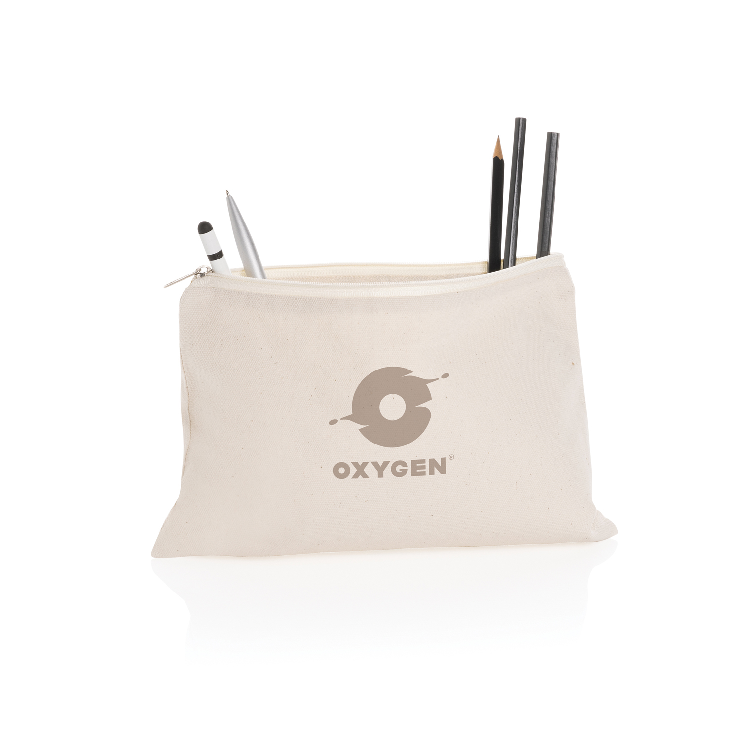 Косметичка Impact из переработанного неокрашенного канваса AWARE™, 285 г/м²-1