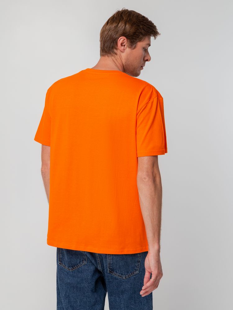Футболка унисекс T-bolka 140, оранжевая-4