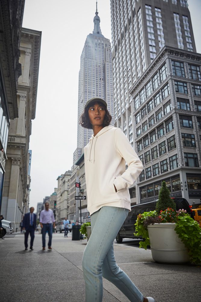 Толстовка с капюшоном женская BNC Inspire (Organic), зеленое яблоко-2