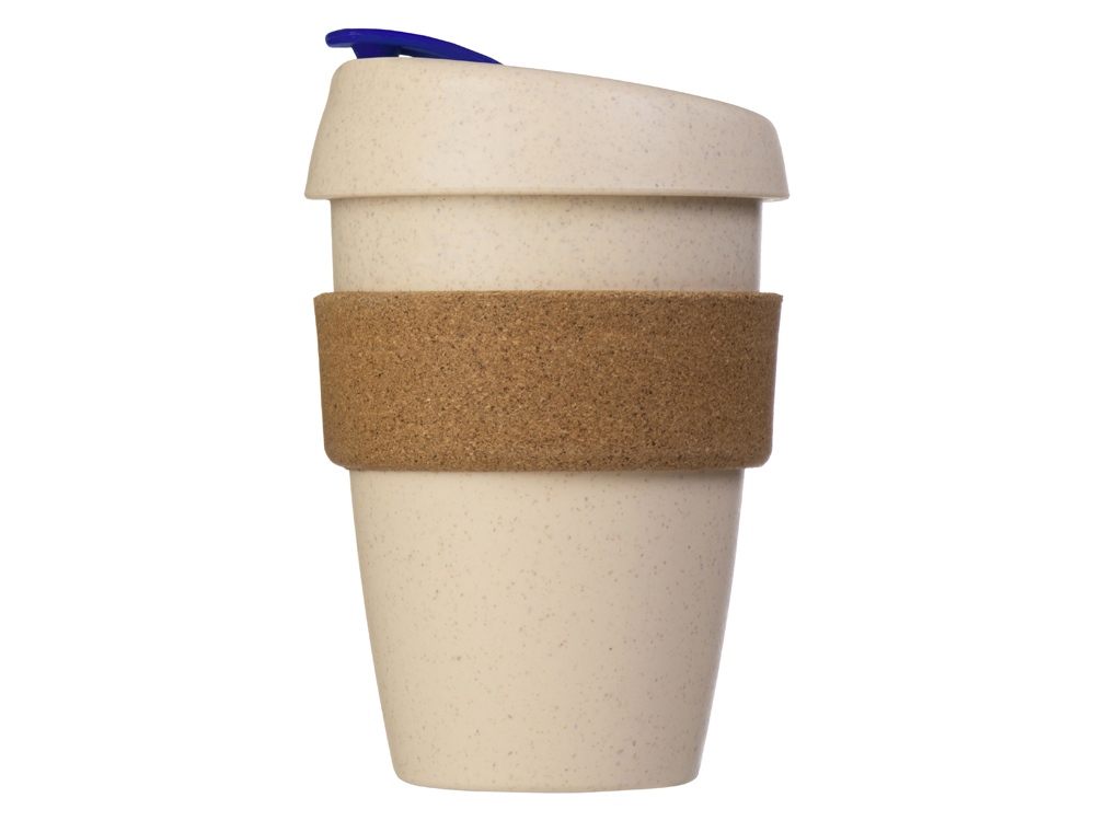 Стакан из пшеничного волокна с двойными стенками Pino, синий-4