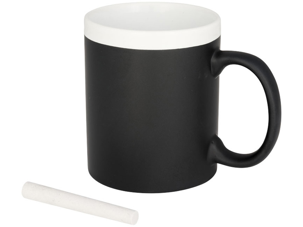 Кружка, на которой можно писать мелом, белый-0