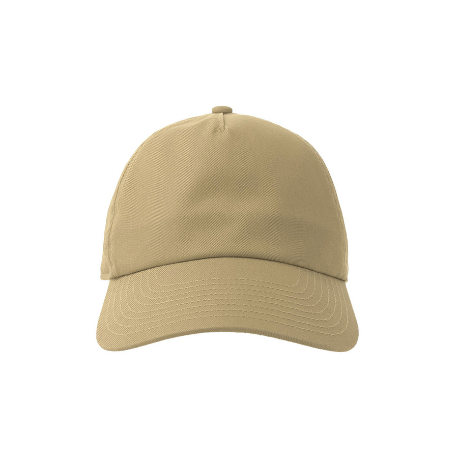 Бейсболка DAD HAT-S, 6 клиньев, металлическая застежка, бежевый-2