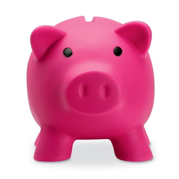 Копилка "Свинка", фуксия-4