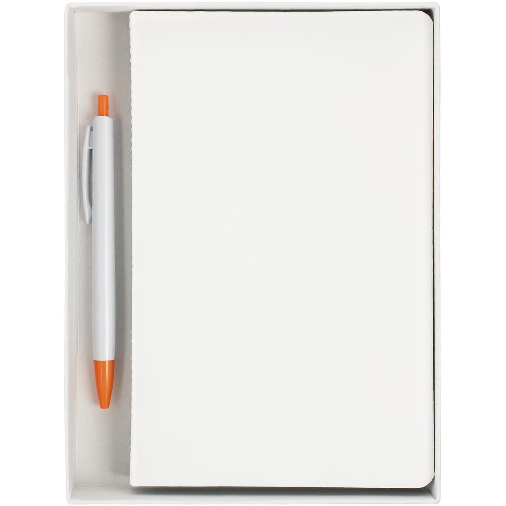 Набор Duplex, белый с оранжевым-1