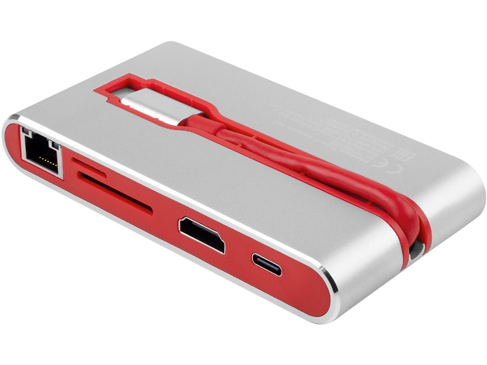 Хаб USB Rombica Type-C Hermes Red-2