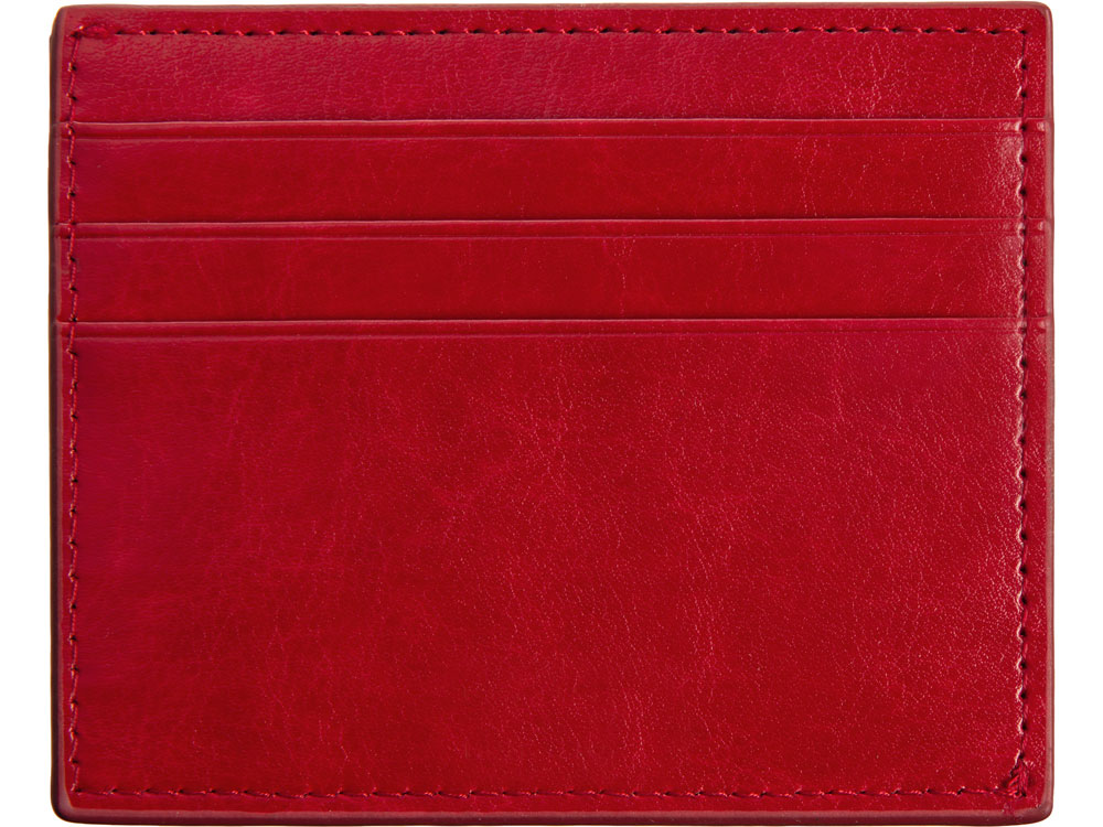 Картхолдер для 6 пластиковых карт с RFID-защитой Fabrizio, красный-5